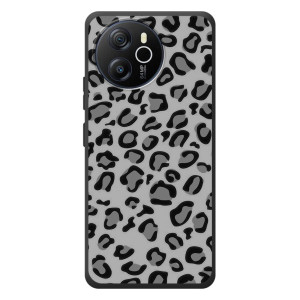 Чехол с леопардовым принтом на Blackview Oscal Tiger 12 – Темный леопрад