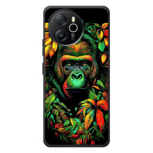 Чехол с Обезьянами Blackview Oscal Tiger 12 - (AlphaPrint) (Обезьяна в тропиках)