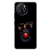 Чехол с Обезьянами Blackview Oscal Tiger 12 - (AlphaPrint) (Три обезьяны)