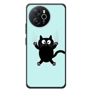 Чехол с принтом для Blackview Oscal Tiger 12 (AlphaPrint) Модные коты