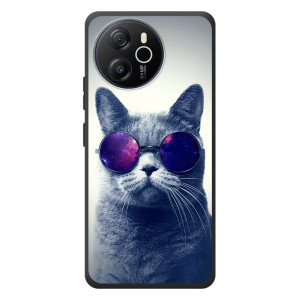 Чехол с принтом для Blackview Oscal Tiger 12 (AlphaPrint) Модные коты