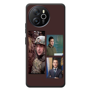 Чехол для Blackview Oscal Tiger 12 (AlphaPrint - с принтом Зеленского)