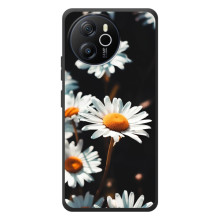 Чохол з ромашками на Blackview Oscal Tiger 12 (Білі ромашки)