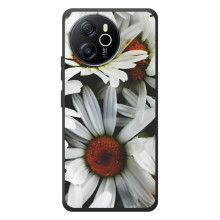 Чохол з ромашками на Blackview Oscal Tiger 12