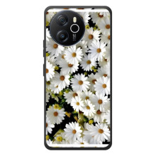 Чохол з ромашками на Blackview Oscal Tiger 12 (Рамка в ромашках)