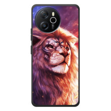 Чехол со Львом для Blackview Oscal Tiger 12 (VPrint) (Красочный Лев)