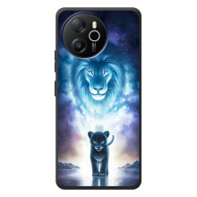 Чехол со Львом для Blackview Oscal Tiger 12 (VPrint) (Маленький лев)