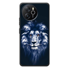 Чехол со Львом для Blackview Oscal Tiger 12 (VPrint) (Синий Лев)