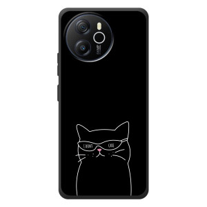 Чехол с рисунком кот на Blackview Oscal Tiger 12