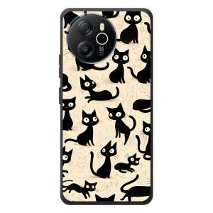 Чехол с рисунком кот на Blackview Oscal Tiger 12