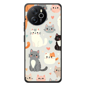 Чехол с рисунком кот на Blackview Oscal Tiger 12