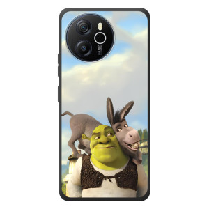 Чехол с мультфильмом Шрек на Blackview Oscal Tiger 12
