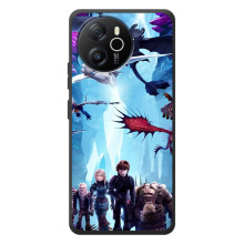 Чехол с принтом дракон Беззубик для Блэквью Оскал Тайгер 12 – Герои Беззубика