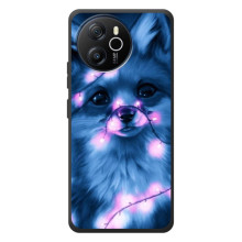 Чехол с принтом лисички на Блэквью Оскал Тайгер 12 – Лисица с гирляндой