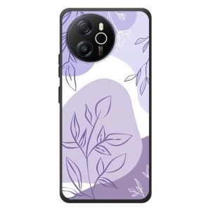 Силиконовый чехол с принтом в цветах на Blackview Oscal Tiger 12