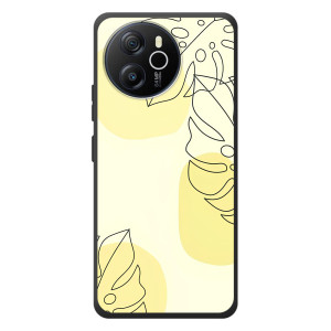 Силиконовый чехол с принтом в цветах на Blackview Oscal Tiger 12