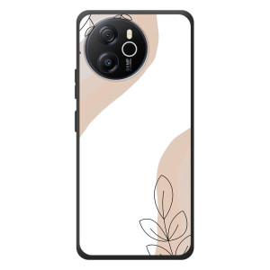 Силиконовый чехол с принтом в цветах на Blackview Oscal Tiger 12