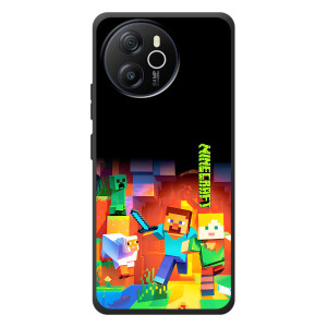 Чехлы для Blackview Oscal Tiger 12 (Персонажи Майн Крафт) – Герой Майнкрафт