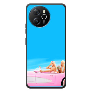 Силиконовый Чехол Барби Фильм на Blackview Oscal Tiger 12 (Барби и Кен)