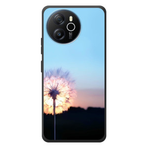 Силиконовый Чехол с одуванчиками на Blackview Oscal Tiger 12 – Закат с одуванчиком