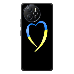 Силиконовый Чехол на Blackview Oscal Tiger 12 (Я-Украина) – Украинское сердце