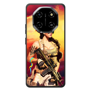 ЗСУ Чехлы (TPU) для Blackview Shark 6 – Женщина солдат