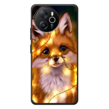 Чохли з картинкою Лисичка для Blackview Shark 8 (VPrint) – Лисичка в гірляндах