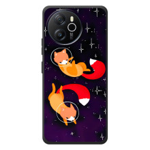 Чохли з картинкою Лисичка для Blackview Shark 8 (VPrint) – Лисички космонавти