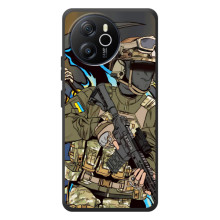 Чехлы с картинкой ЗСУ для Blackview Shark 8 (AlphaPrint) (Воїн ЗСУ)