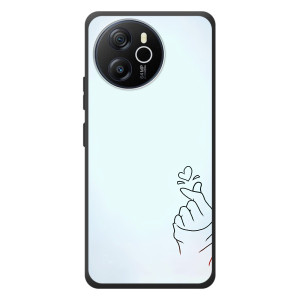 Чехлы (Знак сердечка) на Blackview Shark 8 – Сердце на голубом