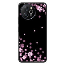 Чехол для Блэквью Шарк 8 - с принтом (Дизайнерские) (AlphaPrint) (Цветочки маленькие)