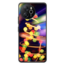 Чохол новорічна ялинка на Blackview Shark 8 (Гірлянди)