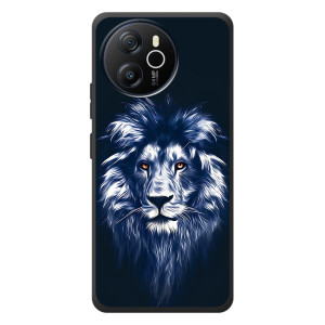 Чохол з картинкою на Blackview Shark 8 – Лев – синій