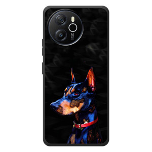 Бампер для Blackview Shark 8 с картинкой "Песики" (Собака Мопс)