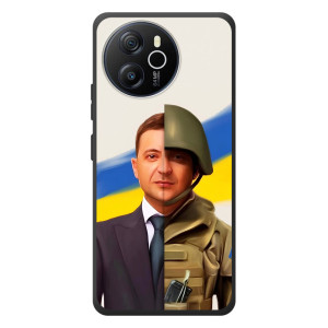 Чехол для Blackview Shark 8 (AlphaPrint - с принтом Зеленского)