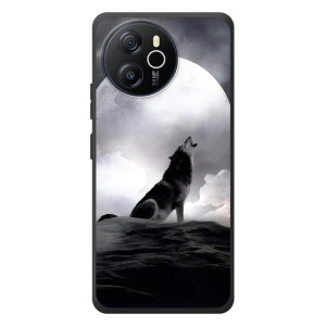 Чехол с Волком на Blackview Shark 8 – Волк и луна