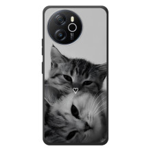 Чехол с рисунком кот на Blackview Shark 8 – Пара котов