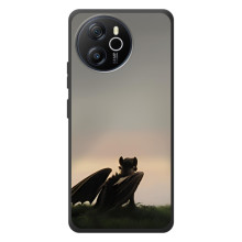 Чехол как приручить дракона на Blackview Shark 8 (Беззубик)