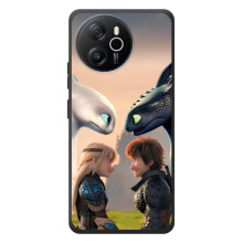 Чехол как приручить дракона на Blackview Shark 8 (Гикавка и Астрид)