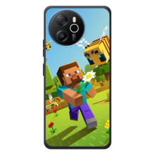 Чехол с картинками Майнкрафт для Yep 
Blackview Шершень 8 (Персонаж Майнкрафт)