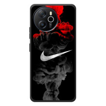 Чехол с логотипом Найк на Blackview Shark 8 – Найк на черном