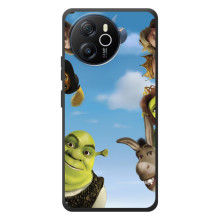 Друкований чохол з принтом Шрек для Blackview Shark 8 – Шрек персонажі