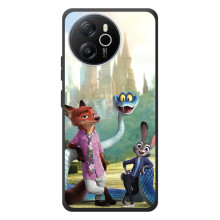 Чохол Зоотрополіс на Blackview Shark 8 – Нік Джуді і змія