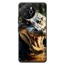 Чехол с картинкой «Хищники» для Blackview Shark 8 (Крокодил)