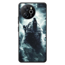 Чехол с картинкой «Хищники» для Blackview Shark 8 (Волк)