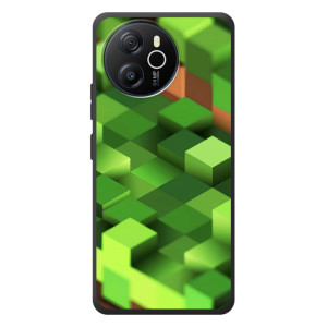 Чехлы для Blackview Shark 8 (Персонажи Майн Крафт) – Текстура