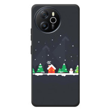 Силіконовий бампер на різдво для Blackview Shark 8 (Місто зимове)