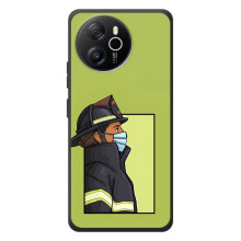 Силіконовий бампер (Працівники) на Blackview Shark 8 – Пожежник