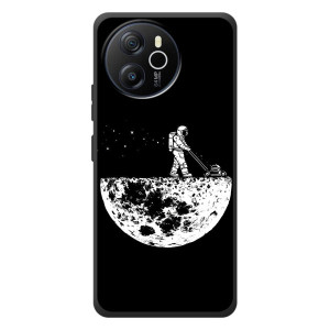Силиконовый Чехол с принтом "Космонавты" на Blackview Shark 8 – Космонавт