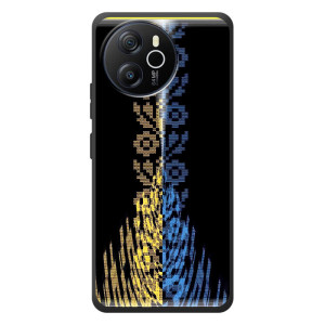 Силиконовый Чехол на Blackview Shark 8 – Патриотическая вышиванка